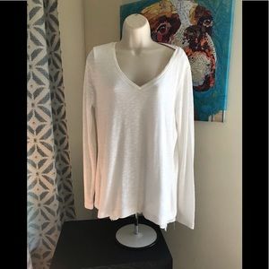 NWT- WHBM multi layer v neck top